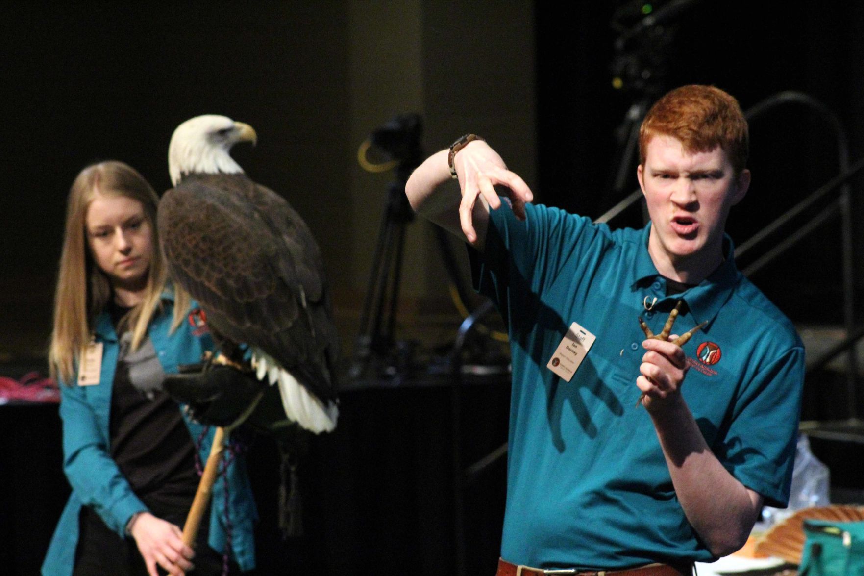 Ian during Birds of Prey Show